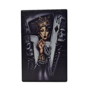 Queen Of Diamonds Cigarette Case